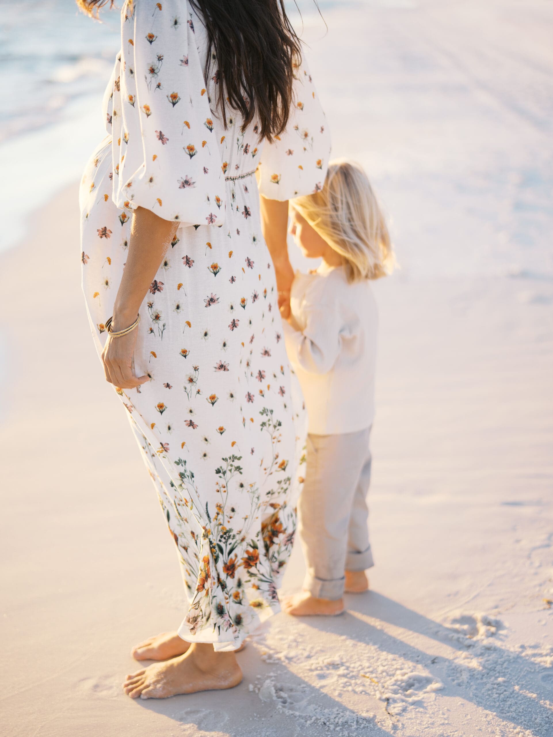 Photo taken from a family session during a traveling 30A, Florida photoshoot